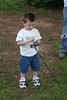 Gage-MaxsNanny > PaPaw gave Gage a fishing rod to practice with!
