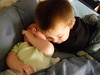 Gage-MaxsNanny > Gage likes to roll over and hug on Max when he wakes up in the morning.